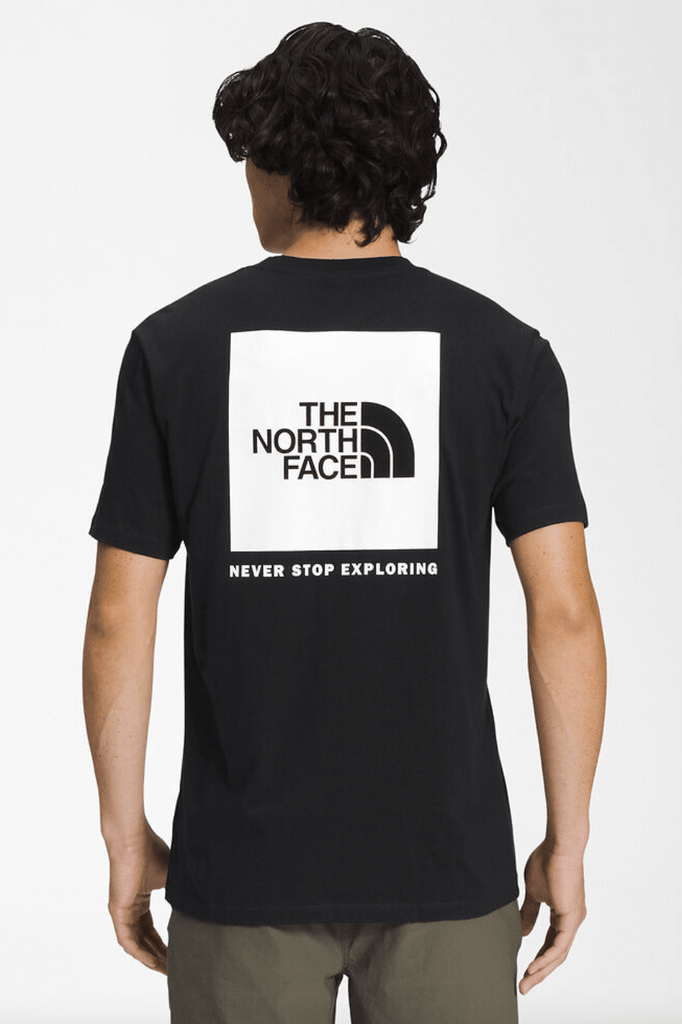 THE NORTH FACE MENS T-SHIRTS THE NORTH FACE BOX NSE TEE - BLACK/WHITE
