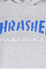 THRASHER MAGAZINE HOODIES THRASHER OUTLINED HOOD - LIGHT STEEL/BLUE