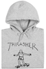 THRASHER MAGAZINE MENS HOODIES THRASHER GONZ HOOD - GREY/BLACK