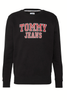 TOMMY JEANS CREW NECK SWEATERS TOMMY JEANS REGULAR ENTRY GRAPHIC CREW - BLACK
