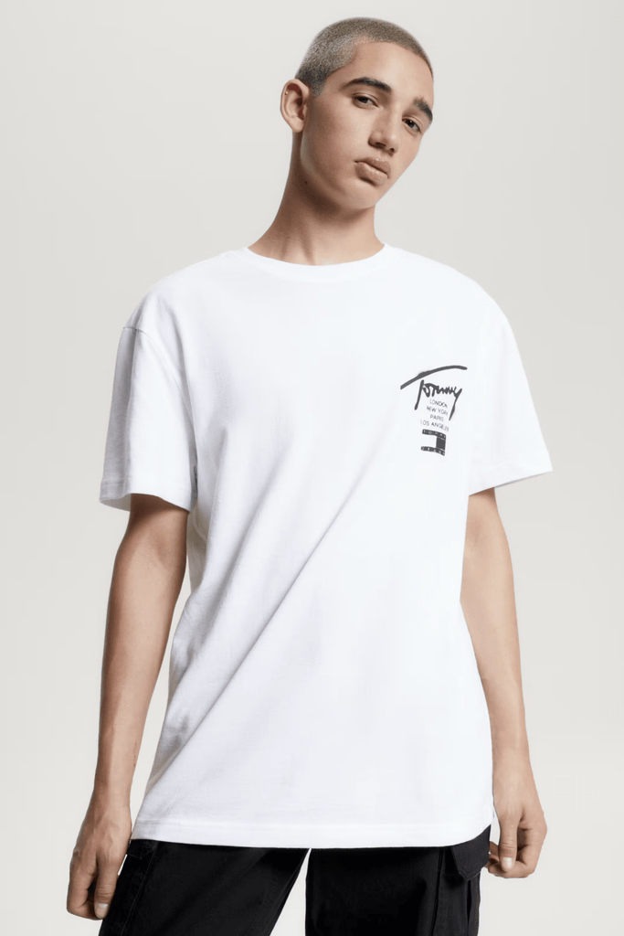 Tommy signature deals tee