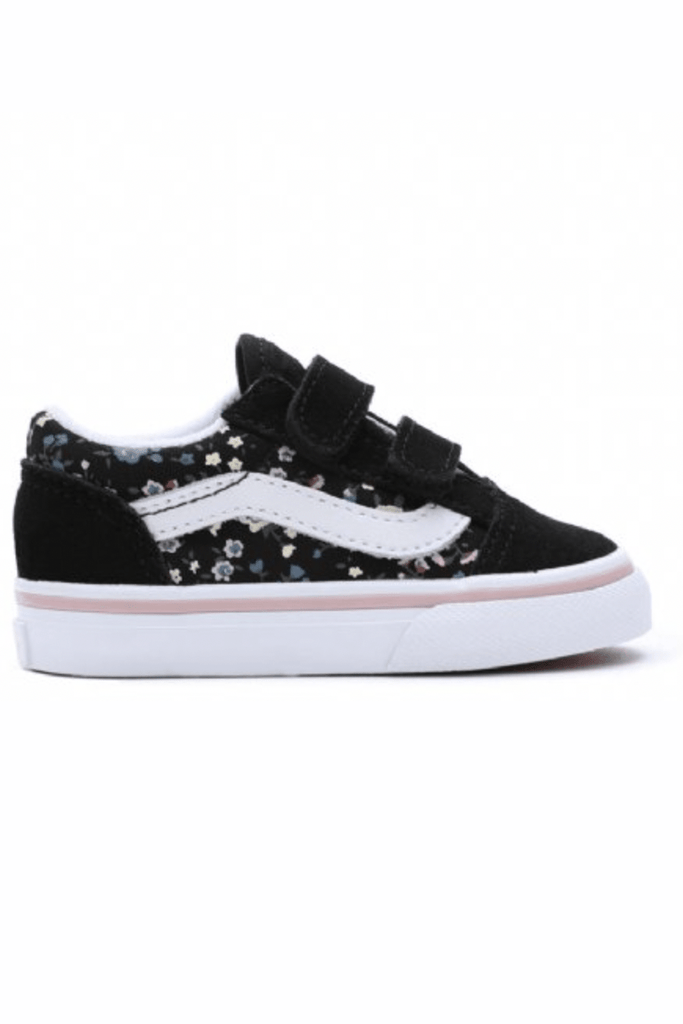 Black velcro vans toddler sales