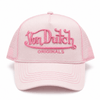 Von Dutch Big Signature Trucker Hat - Pink