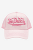 Von Dutch Big Signature Trucker Hat - Pink