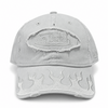 Von Dutch Flames Dad Cap - Light Grey