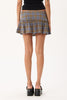 AFENDS Willa - Seersucker Mini Skirt - Cedar/Blue Check
