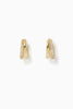 Arms of Eve Winnie Gold Huggie Earrings Large - Gold Plated