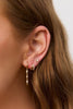 Arms of Eve Winnie Gold Huggie Earrings Large - Gold Plated