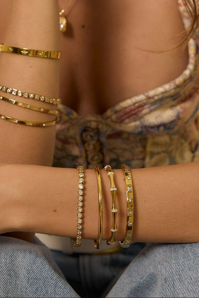 Arms of Eve Winona Gold Bracelet - Stone