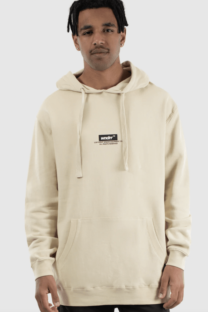 WNDRR HOODIES WNDRR OUTLASH HOOD SWEAT - TAN