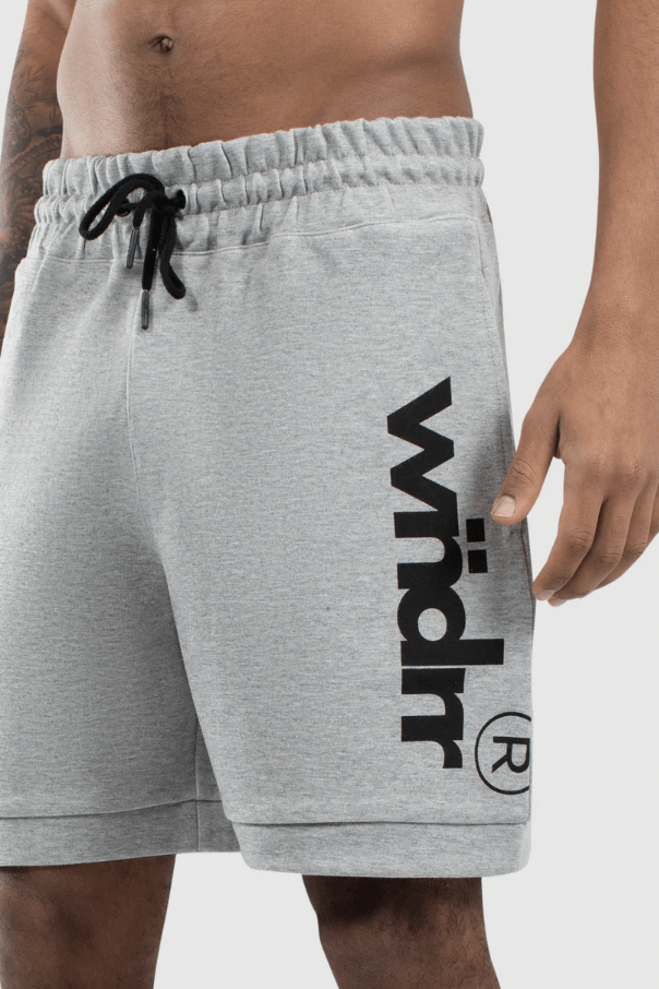 WNDRR MENS SHORTS WNDRR OFFCUT TECH TRACKSHORT - GREY MARLE