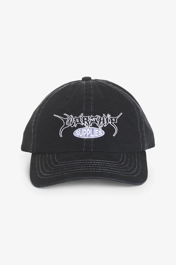 WORSHIP SUPPLIES DELIVERANCE 6 PANEL DAD CAP - BLACK – Pretty Rad Store