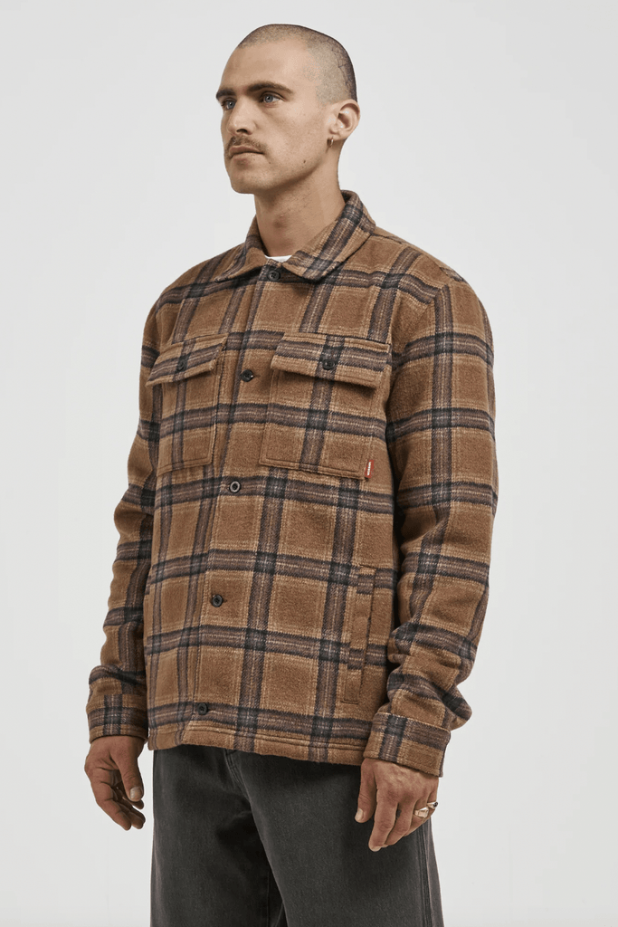 WORSHIP SUPPLIES MENS JACKETS WORSHIP SUPPLIES BIG WOODY JACKET - BROWN