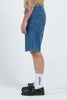 WORSHIP SUPPLIES MENS SHORTS WORSHIP SUPPLIES LOUNGER JEAN SHORT - MID BLUE