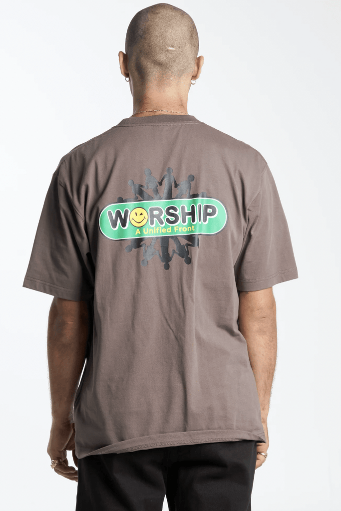 WORSHIP SUPPLIES MENS T-SHIRTS WORSHIP SUPPLIES UNIFIED TEE - SHROOM