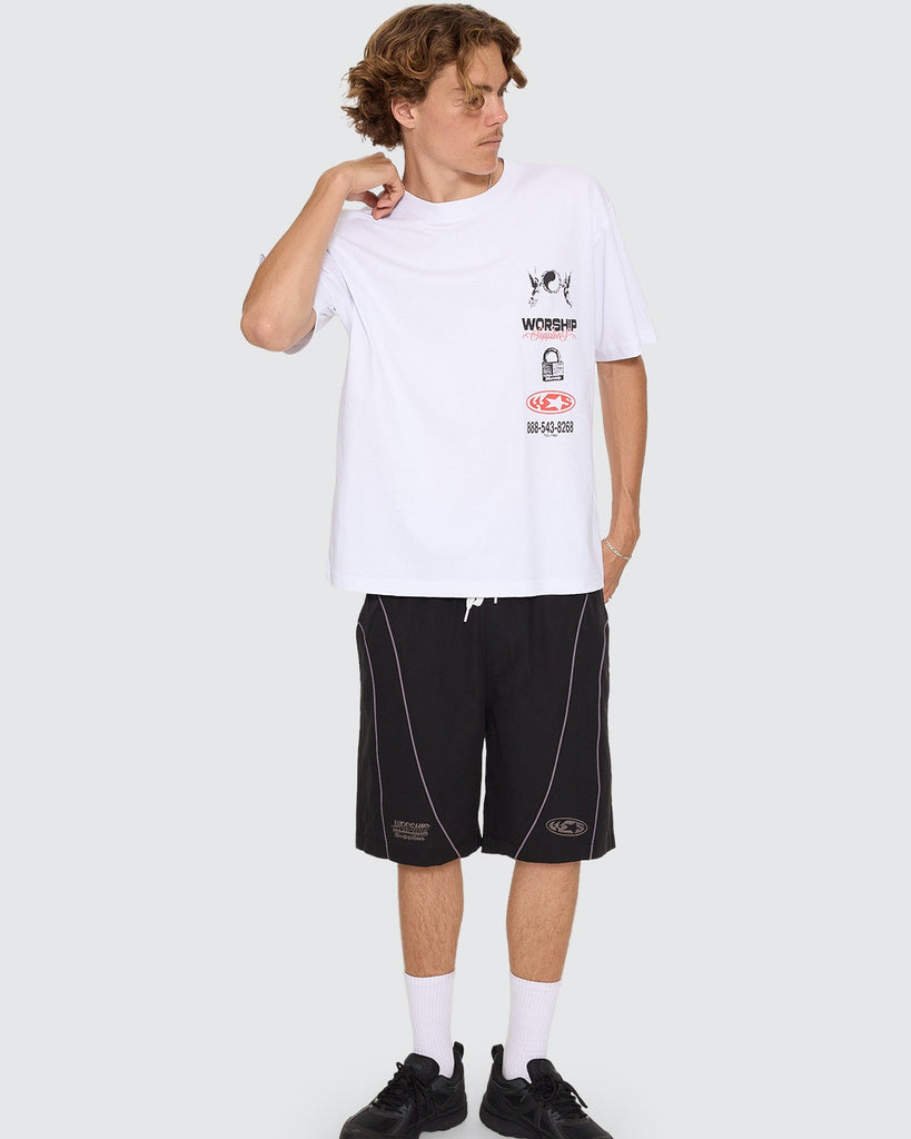 Worship Supplies Toll Free Tee - White