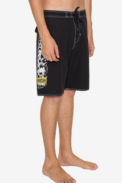 Worship Supplies Tropical Heat Boardshort - Black