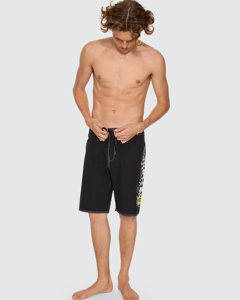 Worship Supplies Tropical Heat Boardshort - Black