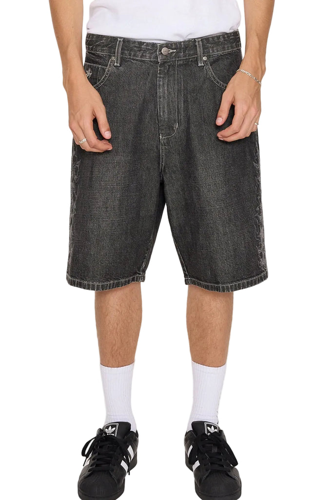 Worship Supplies Tropic Heat Big Dawg Jean Short - Spooky Black