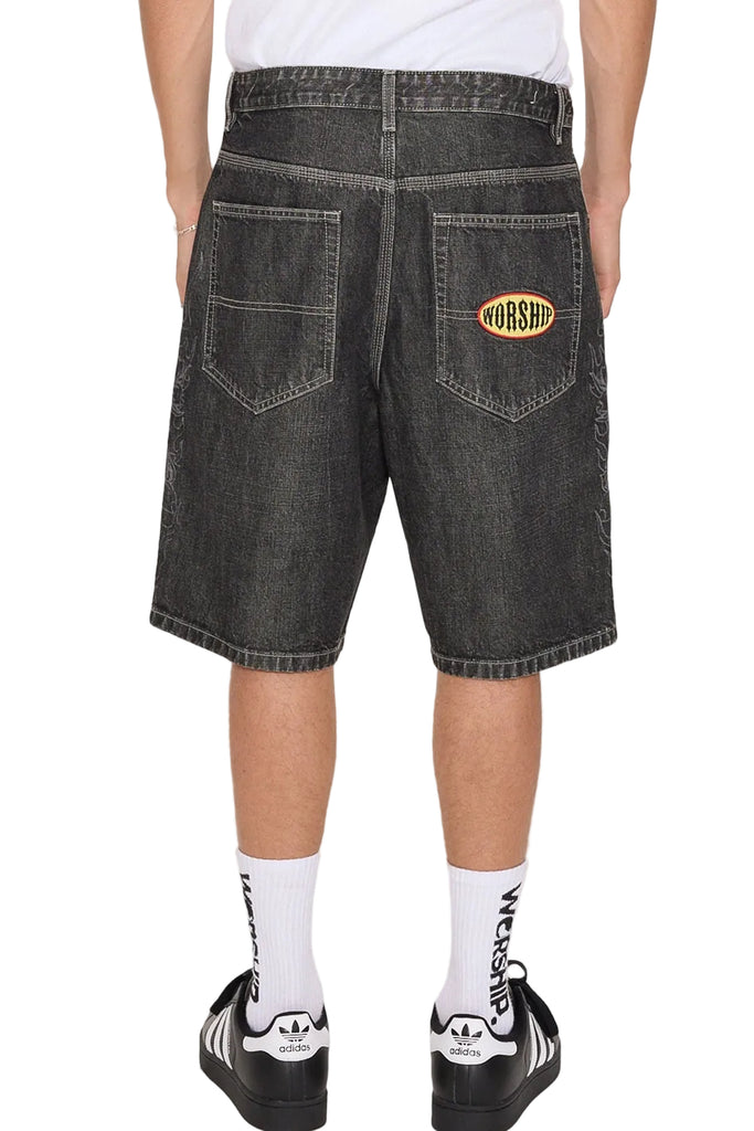 Worship Supplies Tropic Heat Big Dawg Jean Short - Spooky Black