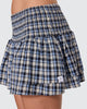 Worship Supplies Cherub Shirred Mini Skirt - Blue Grey