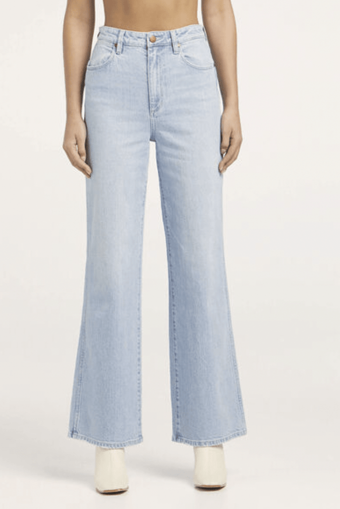 WRANGLER HI BELLS FLARED JEAN BLUE SWELL – Pretty Rad Store