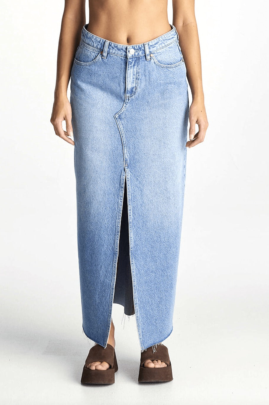WRANGLER MID REPAIR MAXI SKIRT - FLOAT ON – Pretty Rad Store