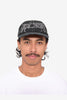 WORSHIP SUPPLIES SPINAL 6 PANEL HAT - WASHED BLACK