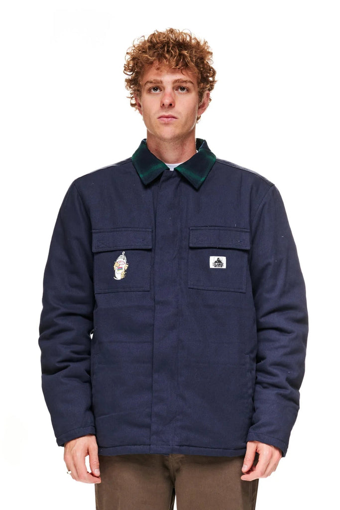 X-LARGE MENS JEANS X-LARGE WORKERS JACKET - NAVY