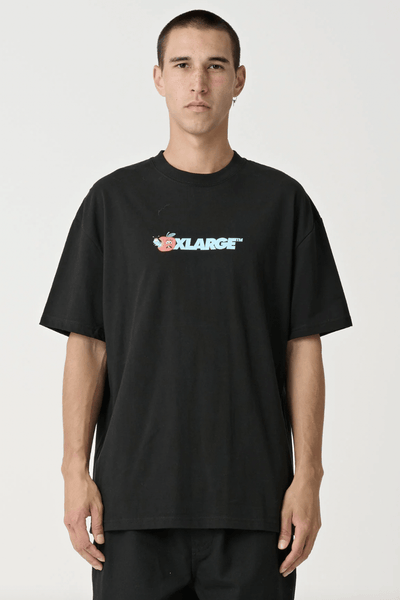 X-LARGE MENS T-SHIRTS X-LARGE APPLE SS TEE - SOLID BLACK