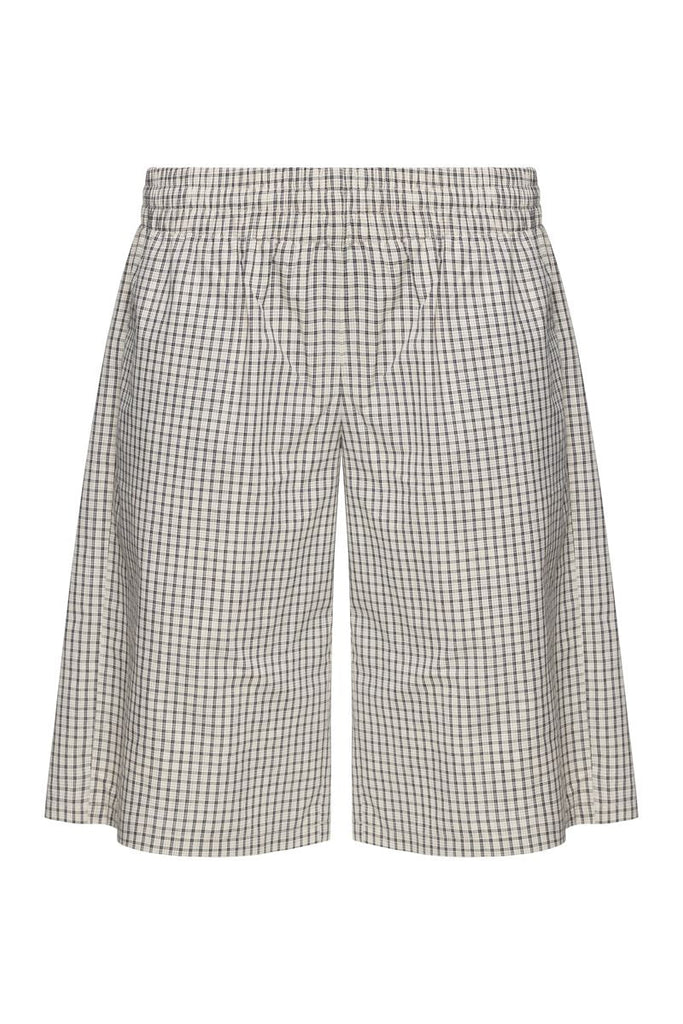LIONESS SEVIGNEY LONG SHORT - CREAM CHECK