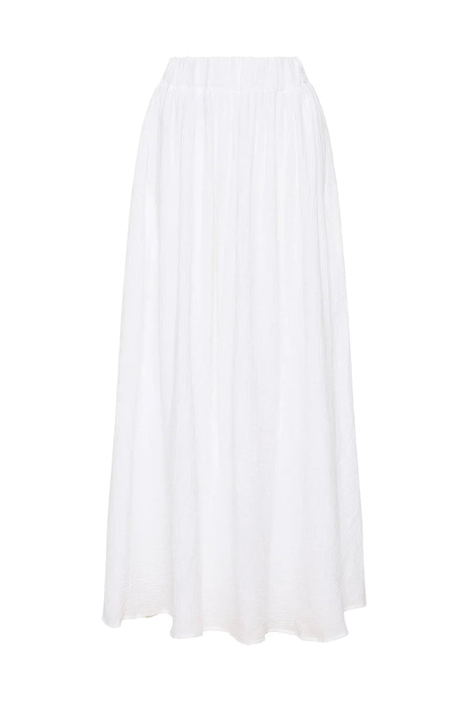 BARE BY CHARLIE HOLIDAY SKIRTS BARE THE MAXI SKIRT - WHITE