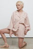BARE BY CHARLIE HOLIDAY TOPS BARE THE CASUAL SHIRT - DUSTY ROSE