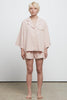 BARE BY CHARLIE HOLIDAY TOPS BARE THE CASUAL SHIRT - DUSTY ROSE