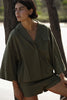 BARE BY CHARLIE HOLIDAY TOPS BARE THE CASUAL SHIRT - OLIVE