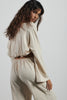 BARE BY CHARLIE HOLIDAY TOPS BARE THE LOUNGE SWEATER - NATURAL