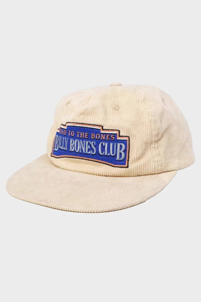 BILLY BONES CLUB HEADWEAR BILLY BONES CLUB THE LOCAL CORD CAP - CREAM