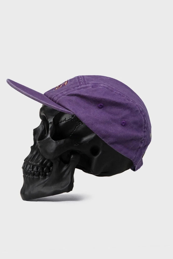 BILLY BONES CLUB HEADWEAR BILLY BONES CLUB VARSITY BONES 5 PANEL - PURPLE