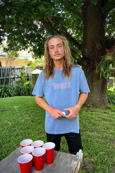 BILLY BONES CLUB TEES BILLY BONES CLUB STEEZE UNISEX CLUB TEE - VINTAGE BLUE