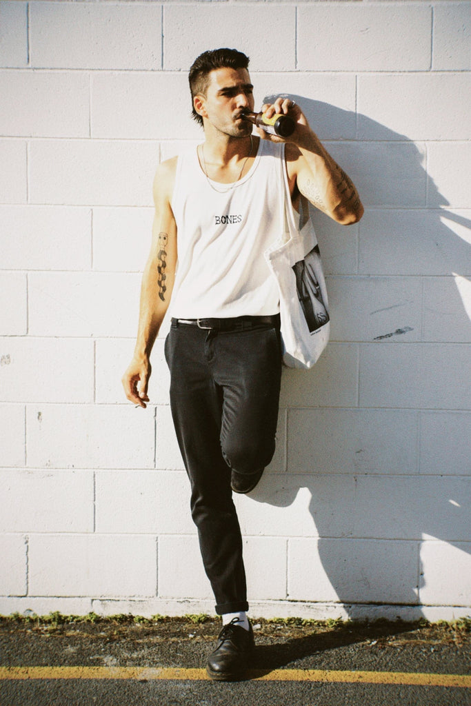 BILLY BONES CLUB TEES BILLY BONES CLUB TANK - VINTAGE WHITE