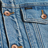 BRIXTON JACKETS BRIXTON CABLE SHERPA DENIM JACKET - FADED INDIGO