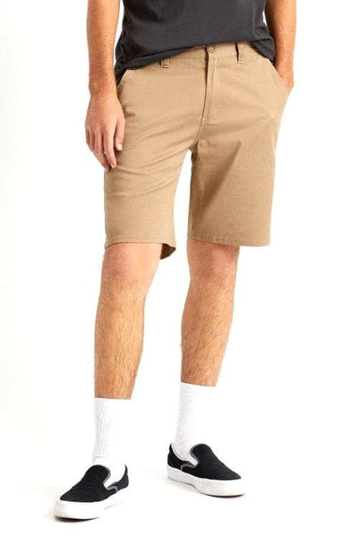 BRIXTON SHORTS BRIXTON CHOICE CHINO SHORT - KHAKI