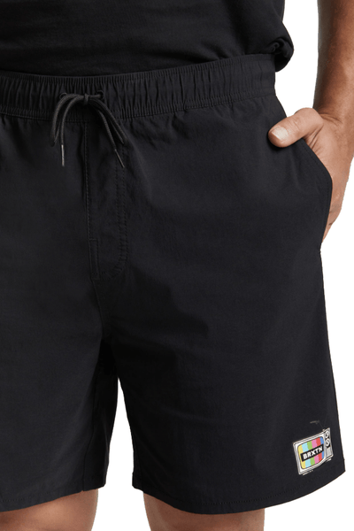 BRIXTON SHORTS BRIXTON VOYAGE SHORT - BLACK