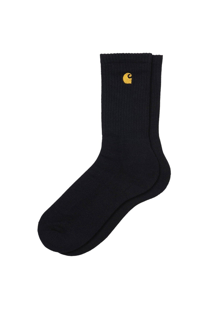 CARHARTT HEADWEAR 6-12 CARHARTT WIP CHASE SOCKS - BLACK