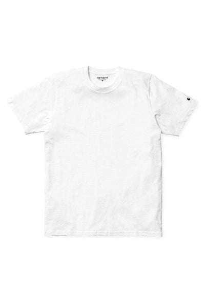 CARHARTT TEES CARHARTT BASE TEE - WHITE/BLACK