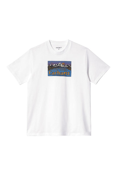 CARHARTT TEES CARHARTT WIP GREAT OUTDOORS TEE - WHITE/BLACK