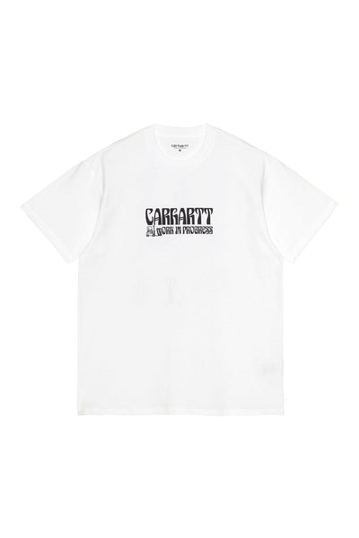 CARHARTT TEES CARHARTT WIP REMOVALS TEE - WHITE/BLACK