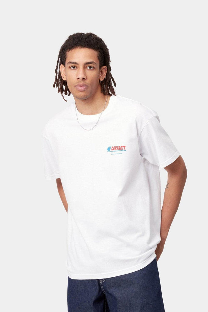 CARHARTT TEES CARHARTT WIP SOFTWARE TEE - WHITE
