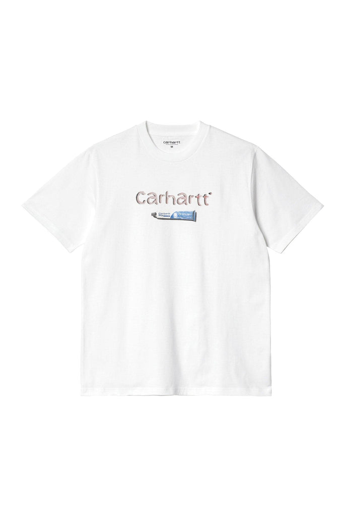 CARHARTT TEES CARHARTT WIP TOOTH PASTE TEE - WHITE