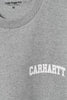 CARHARTT TEES CARHARTT WIP UNIVERSITY SCRIPT TEE - GREY/WHITE